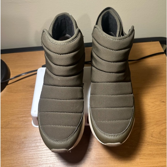 Dr Scholl's Women's Slip-on Booties Olive Green Snow Boots 8.5M - Picture 4 of 11